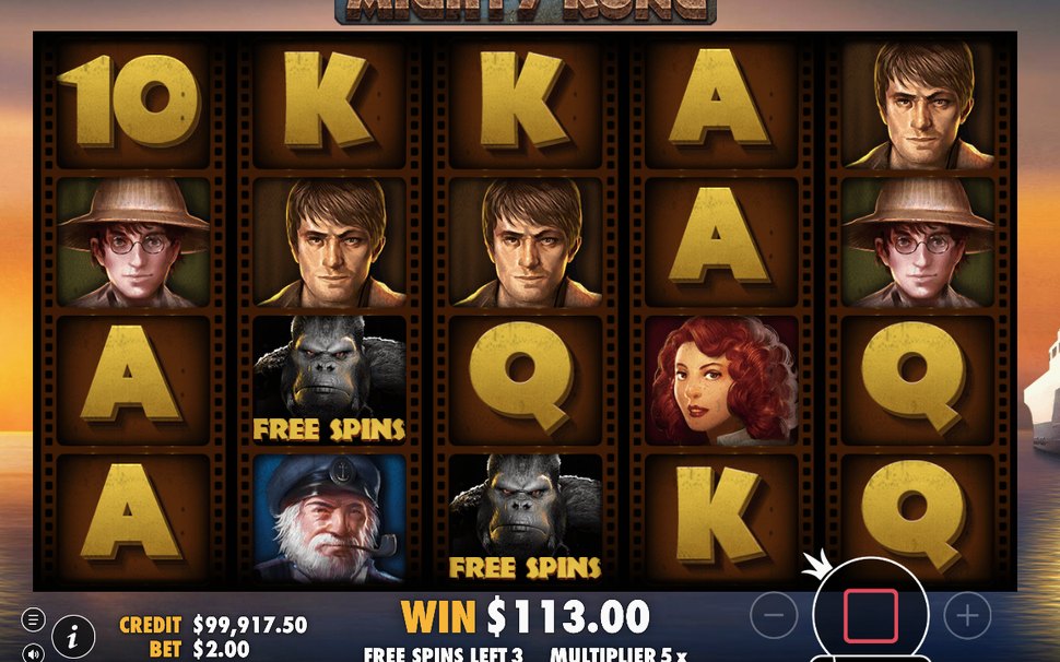 Free Spins round with the Multiplier on each win