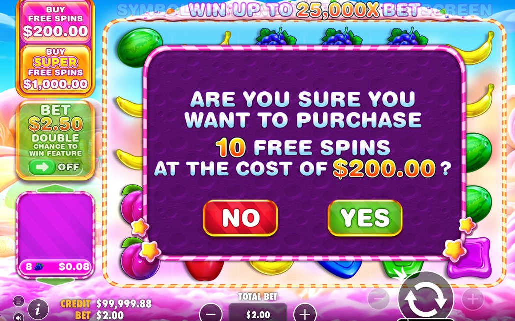 Free Spins round with multiplier bombs on the reels