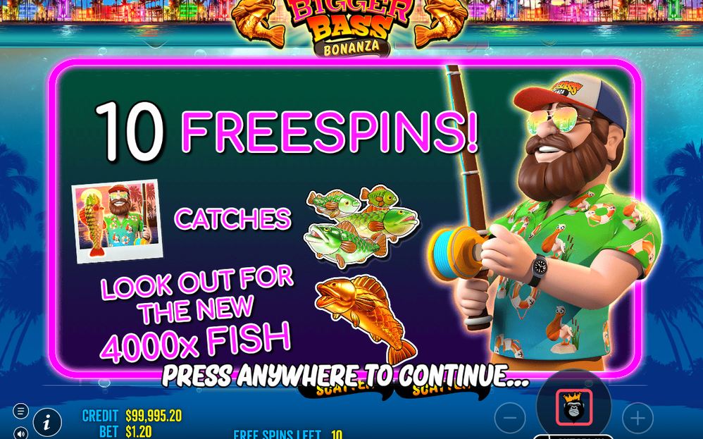 Free Spins round in progress on the 5x4 grid